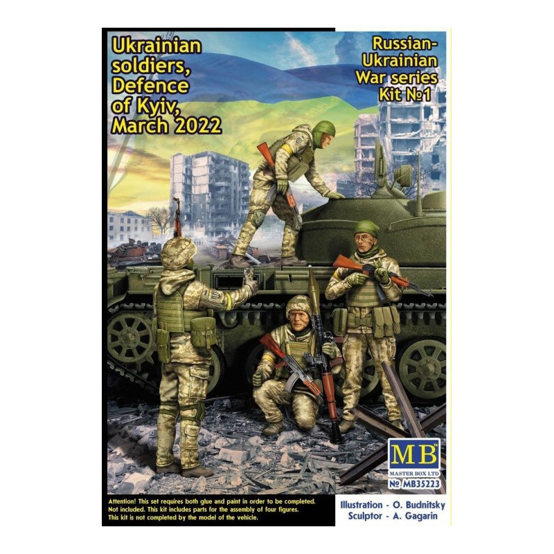 DEFENSA DE KIEV, MARZO 2022 -Escala 1/35- Master Box 35223