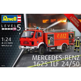 CAMION BOMBEROS MERCEDES BENZ 1625 TLF 24/50 -Escala 1/24- Revell 07516