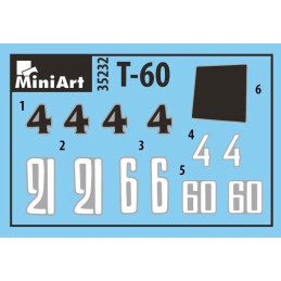 CARRO DE COMBATE T-60 Late (Gorky Plant) & INTERIORES -Escala 1/35- MiniArt Model 35232