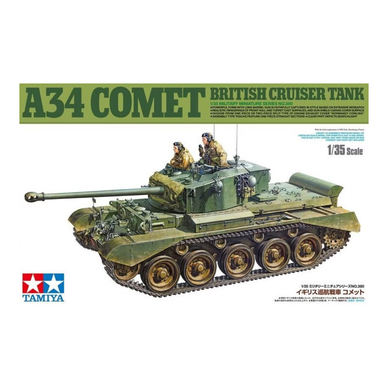 CARRO DE COMBATE A-34 COMET -Escala 1/35 - TAMIYA 35380