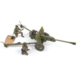 CAÑON ANTI-CARRO ZIS-3 & DOTACION -Escala 1/35- Zvezda 3671