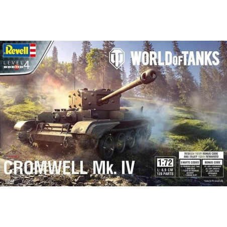 CARRO DE COMBATE CROMWELL MK-IV World of Tanks" -Escala 1/72- Revell 03504"