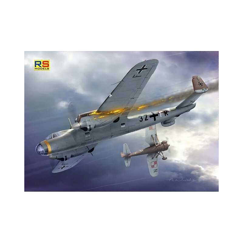 DORNIER Do-17 E Bacalao" (España) -Escala 1/72- RS Models 92071"