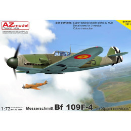 MESSERSCHMITT Bf-109 F-4 (España) -Escala 1/72- AZ Model 7686