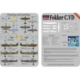 FOKKER C.VD (España) -Escala 1/72- LF MODELS PE7208