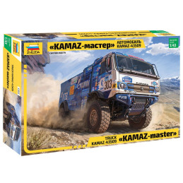 CAMION KAMAZ-43509 Rally -Escala 1/43- Zvezda 43005