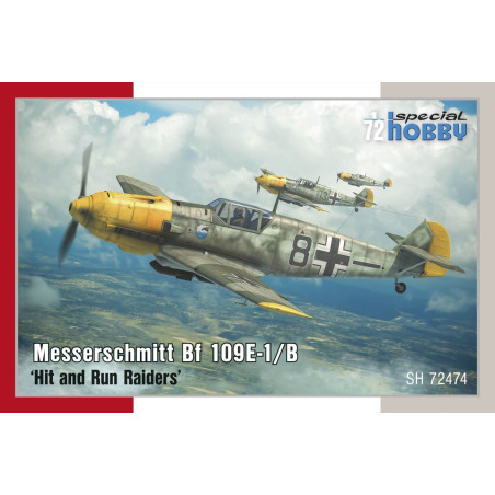 MESSERSCHMITT BF-109E-1/B HIT AND RUN - ESCALA 1/72 - SPECIAL HOBBY 72474