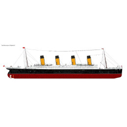 TRANSATLANTICO R.M.S. TITANIC (Luces LED) Escala 1/200 Trumpeter 03719