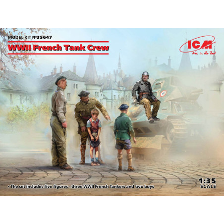 TRIPULANTES DE CARRO FRANCESES 1940 -1/35- ICM 35647