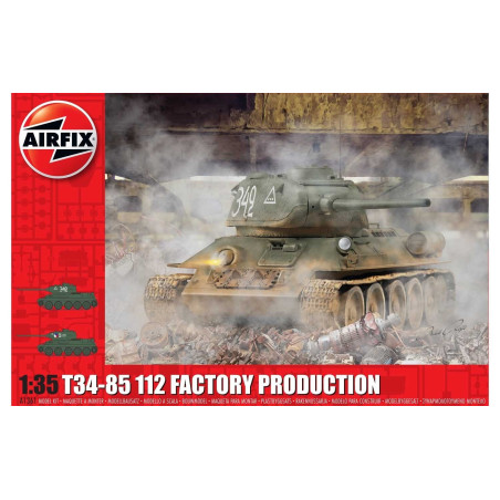 CARRO DE COMBATE T-34/85 112 Factory" 1/35 - Airfix A1361"