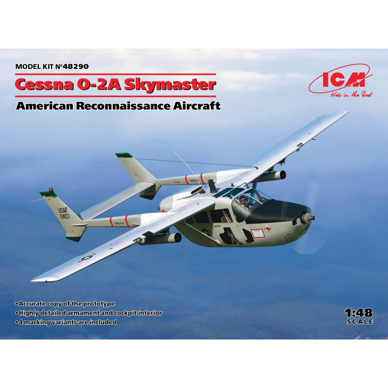 CESSNA O-2A SKYMASTER -1/48- ICM 48290