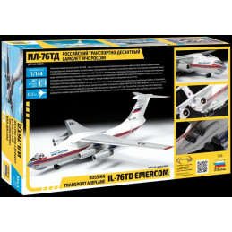 ILYUSHIN IL-76 TD EMERCOM -Escala 1/144- Zvezda 7029