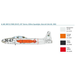 LOCKHEED T-33 A SHOOTING STAR -Escala 1/72- Italeri 1444