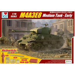 CARRO DE COMBATE M-4 A3E8 SHERMAN (Early) -Escala 1/16