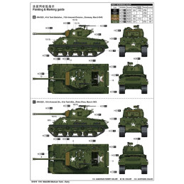 CARRO DE COMBATE M-4 A3E8 SHERMAN (Early) -Escala 1/16