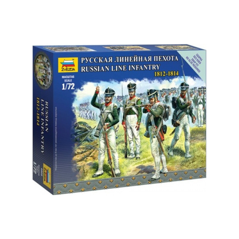 INFANTERIA DE LINEA RUSA (1812-1814) -Escala 1/72- Zvezda 6808