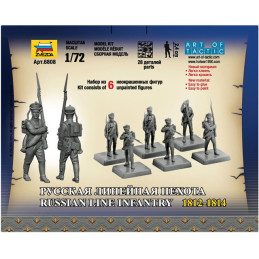 INFANTERIA DE LINEA RUSA (1812-1814) -Escala 1/72- Zvezda 6808