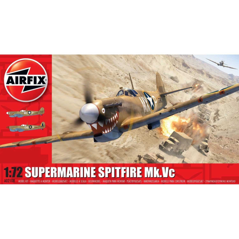 SUPERMARINE SPITFIRE MK-V c TROP -1/72- Airfix A02108