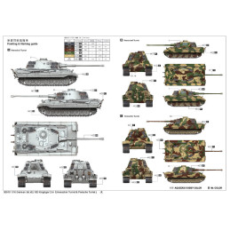 CARRO DE COMBATE SD.KFZ. 182 KING TIGER -Escala 1/16 - Trumpeter 00910