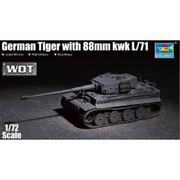 CARRO DE COMBATE Sd.Kfz. 181 -L71 - 88 mm- Trumpeter 07164 -ESCALA 1/72