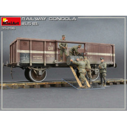 VAGON GONDOLA BORDES ALTOS (16,5 - 18 ton) -1/35- MiniArt 35296