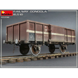 VAGON GONDOLA BORDES ALTOS (16,5 - 18 ton) -1/35- MiniArt 35296