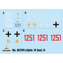 CARRO COMBATE SD.KFZ.161 PANZER IV Ausf. H -Escala 1/35- Italeri 6578