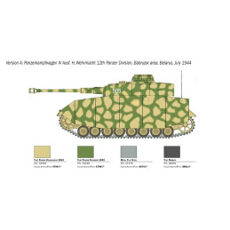 CARRO COMBATE SD.KFZ.161 PANZER IV Ausf. H -Escala 1/35- Italeri 6578