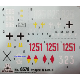 CARRO COMBATE SD.KFZ.161 PANZER IV Ausf. H -Escala 1/35- Italeri 6578