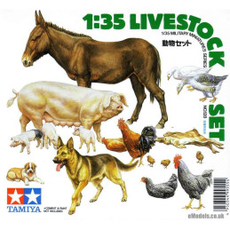 ANIMALES VARIADOS -Escalal 1/35- TAMIYA 35128
