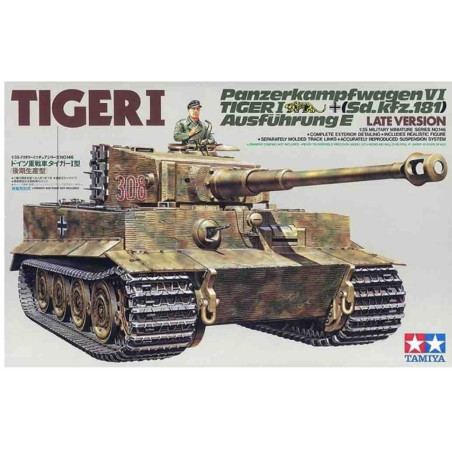 CARRO DE COMBATE SD.KFZ.181 TIGER I (LATE) -Escala 1/35- Tamiya 35146