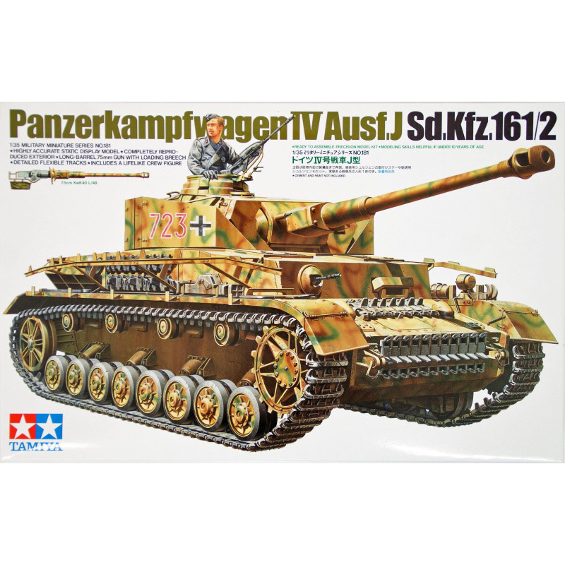 CARRO DE COMBATE SD.KFZ. 161/2 Ausf. J PANZER IV -ESCALA 1/35- TAMIYA 35181