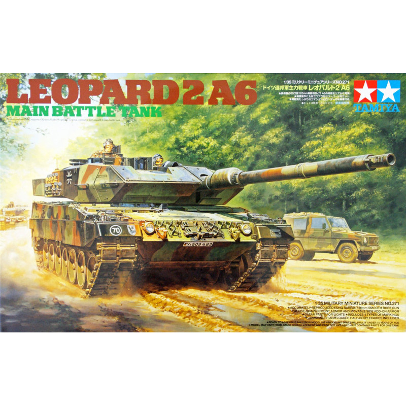 CARRO COMBATE LEOPARD 2 A6 -Escala 1/35- Tamiya 35271