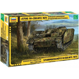 CAñON DE ASALTO STURMGESCHUTZ IV Sd.Kfz. 167 -Escala 1/35- Zvezda 3661