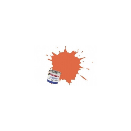 PINTURA ESMALTE NARANJA MATE (14 ml)