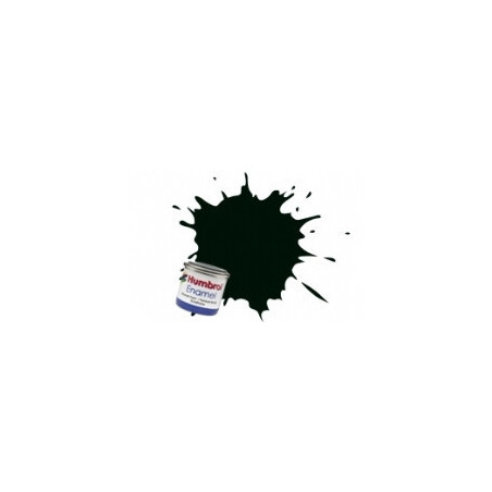 PINTURA ESMALTE VERDE NEGRO MATE (14 ml)