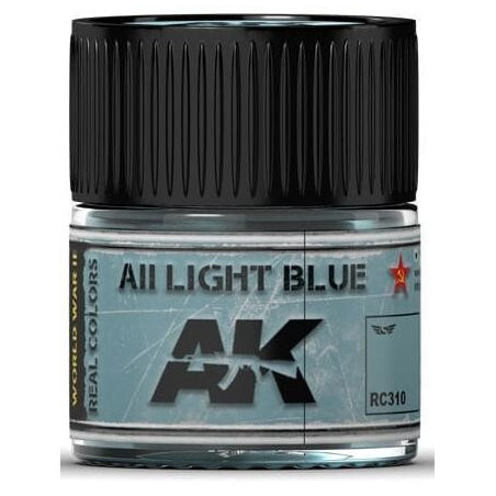 PINTURA REAL COLORS ALL LIGHT BLUE (10 ml) - AK Interactive RC310