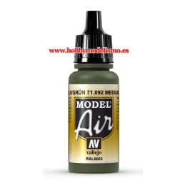 PINTURA ACRILICA VERDE MEDIO (17 ml)