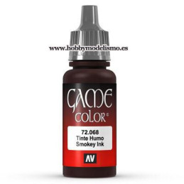 PINTURA ACRILICA TINTA HUMO (17 ml) vallejo-game-color