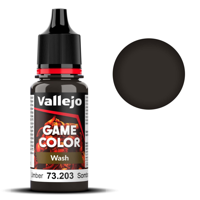 PINTURA ACRILICA LAVADO SOMBRA (17 ml) vallejo-game-color