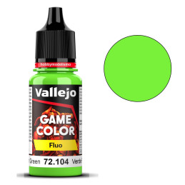 PINTURA ACRILICA VERDE FLUOR (17 ml) vallejo model color