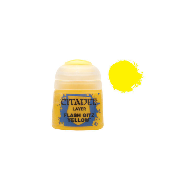 PINTURA ACRILICA AMARILLO FLASH GITZ (12 ml)