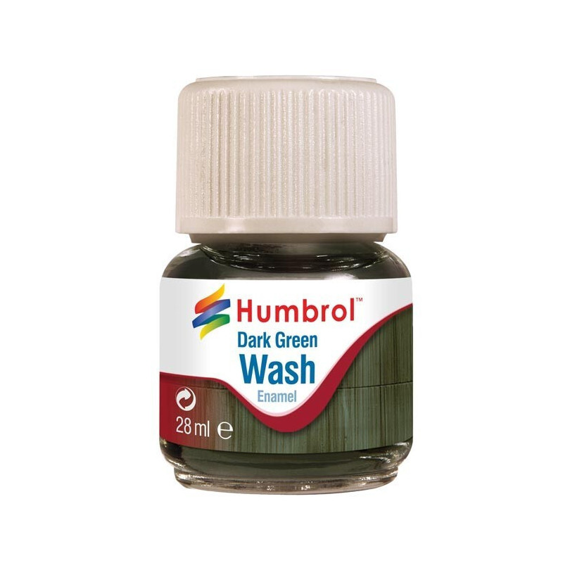 ENAMEL WASH VERDE OSCURO (28 ml) HUMBROL AV0203