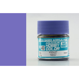 PINTURA AQUEOUS VIOLETA BRILLANTE (10 ml) - Mr Color / Gunze Sangyo H-49