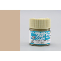 PINTURA AQUEOUS AMARILLO SATINADO FS 33531 (10 ml) - Mr Color / Gunze Sangyo H-313