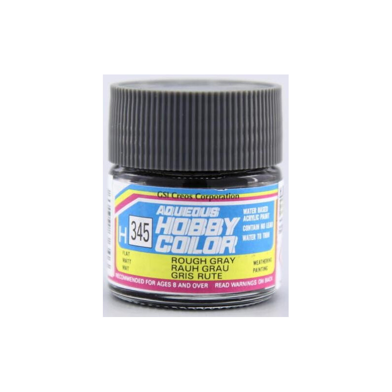 PINTURA AQUEOUS GRIS SUCIEDAD BRILLANTE (10 ml) - Mr Color / Gunze Sangyo H-345