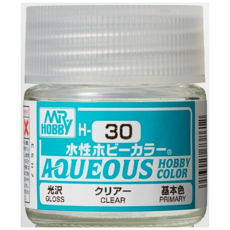 PINTURA AQUEOUS BARNIZ BRILLANTE (10 ml) - Mr Color / Gunze Sangyo H-30