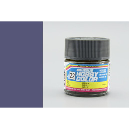 PINTURA AQUEOUS GRIS BRILLANTE (10 ml) - Mr Color / Gunze Sangyo H-22