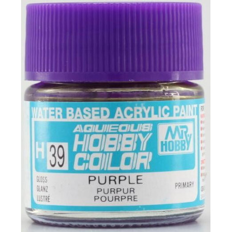 PINTURA AQUEOUS PURPURA BRILLANTE (10 ml) - Mr Color / Gunze Sangyo H-039