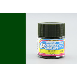 PINTURA AQUEOUS VERDE IJA SATINDO (10 ml) - Mr Color / Gunze Sangyo H-060